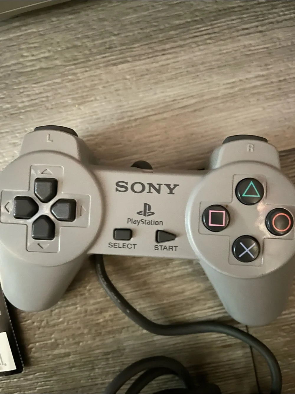 Sony Gray PlayStation Console Bundle with Controller & Cables
